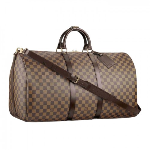 Louis Vuitton Keepall 55 With Shoulder Strap 1043 - Bags Valley