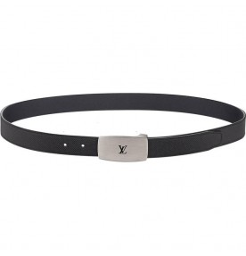 Louis Vuitton Cut Long Taiga Leather Reversible Belt 1217