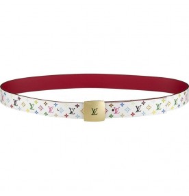 Louis Vuitton Cut Monogram Multicolore Reversible Belt 1223