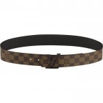 Louis Vuitton Initiales Damier Ebene Belt 1289