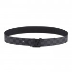 Louis Vuitton Initiales Damier Graphite Belt 1291