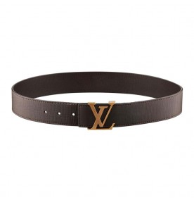 Louis Vuitton Initiales Utah Leather Belt 1381