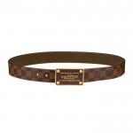 Louis Vuitton Inventeur Reversible Damier Ebene Belt 1434