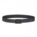 Louis Vuitton Inventeur Reversible Damier Graphite Belt 1436