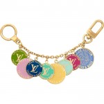 Louis Vuitton Globe Charm Chains Key Ring 0799