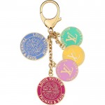 Louis Vuitton Globe Charm Key Ring 0782