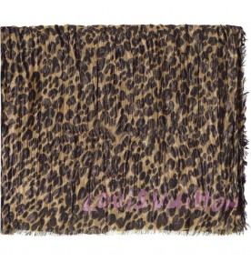 Louis Vuitton Leopard Disco Stole 1095