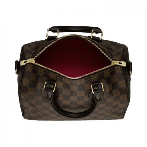 Louis Vuitton Speedy 25 With Shoulder Strap 2342 - Bags Valley