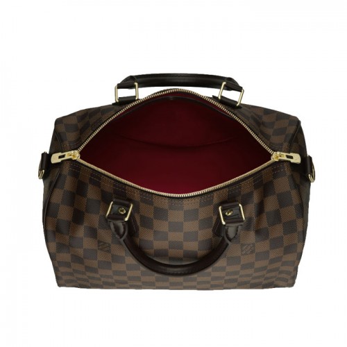 Louis Vuitton Speedy 30 With Shoulder Strap 2356 - Bags Valley