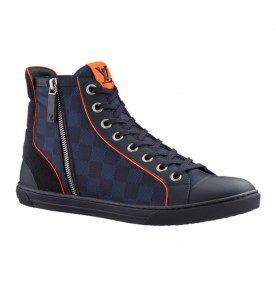 Louis Vuitton Zip Up Sneaker Boot In Damier Challenge B35U2PDH 2891
