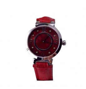 Louis Vuitton Tambour Monogram Steel 2664