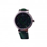 Louis Vuitton Tambour Monogram Steel Diamonds 2685
