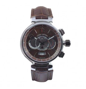 Louis Vuitton Tambour Essential Voyagez Chronograph 2609