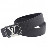 Louis Vuitton Initials Taiga Leather Belt 1388