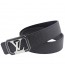 Louis Vuitton Initials Taiga Leather Belt 1388