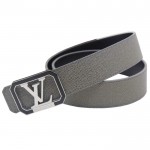 Louis Vuitton Initials Taiga Leather Belt 1390