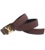 Louis Vuitton Initiales Suede Leather Belt 1343