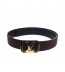 Louis Vuitton Initiales Suede Leather Belt 1336