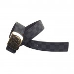 Louis Vuitton Initials Damier Graphite Belt 1395