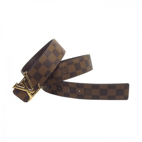 Louis Vuitton LV Dove 40MM Reversible Belt Brown in Coated Canvas