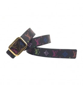 Louis Vuitton Frame Multicolor Monogram Belt 1239
