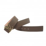 Louis Vuitton Initials Taiga Leather Belt 1413