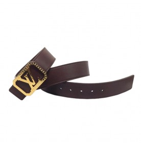 Louis Vuitton Initiales Glazed Leather Belt 1318