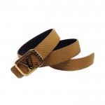 Louis Vuitton Initiales Suede Leather Belt 1357
