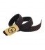 Louis Vuitton Initiales Suede Leather Belt 1366