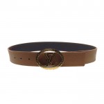 Louis Vuitton Initials Taiga Leather Belt 1402