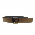 Louis Vuitton Initials Taiga Leather Belt 1406