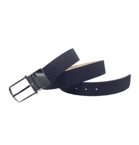 Louis Vuitton Initiales Suede Leather Belt 1373