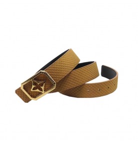 Louis Vuitton Initiales Suede Leather Belt 1374