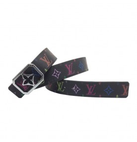 Louis Vuitton Frame Multicolor Monogram Belt 1243