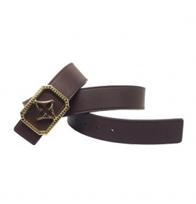 Louis Vuitton Initiales Glazed Leather Belt 1303