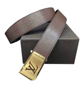 Louis Vuitton Initiales Epi Leather Belt 1325