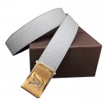 Louis Vuitton Initials Taiga Leather Belt 1405