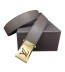 Louis Vuitton Initials Taiga Leather Belt 1408