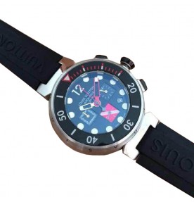 Louis Vuitton Tambour Diving Automatic Black 2607