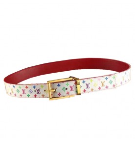 Louis Vuitton Initiales Monogram Multicolore Belt 1167