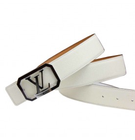 Louis Vuitton Initials Taiga Leather Belt 1417
