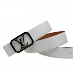 Louis Vuitton Initials Taiga Leather Belt 1420