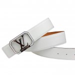 Louis Vuitton Initials Taiga Leather Belt 1423