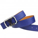 Louis Vuitton Initials Taiga Leather Belt 1426