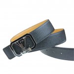 Louis Vuitton Initials Taiga Leather Belt 1431