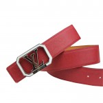 Louis Vuitton Initials Taiga Leather Belt 1443