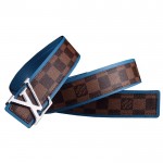 Louis Vuitton Initials Damier Ebene Belt 1393