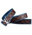 Louis Vuitton Initials Damier Ebene Belt 1393