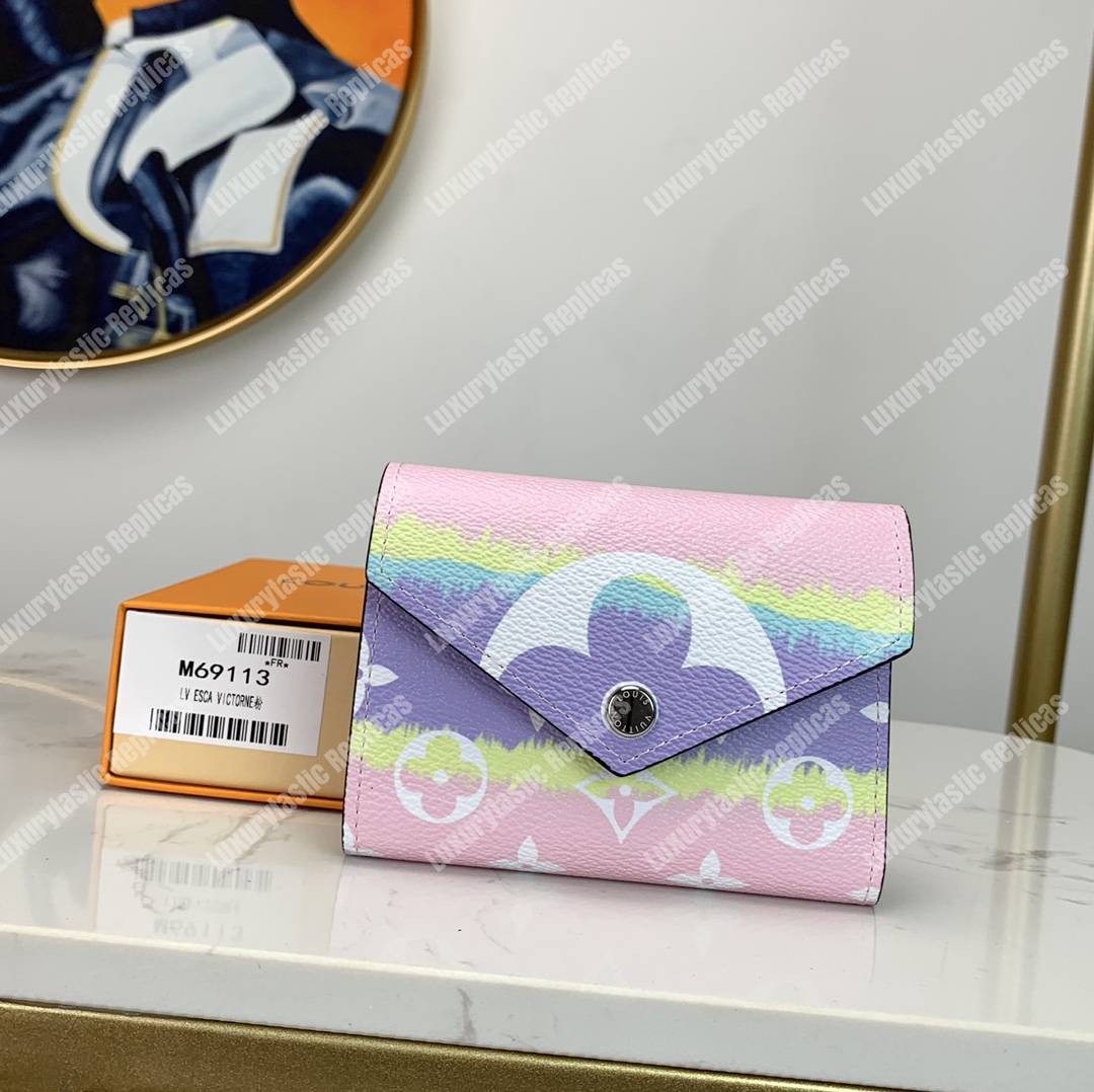 Louis Vuitton Limited Edition Pastel Monogram Escale Victorine Wallet –  Marks Jewelers