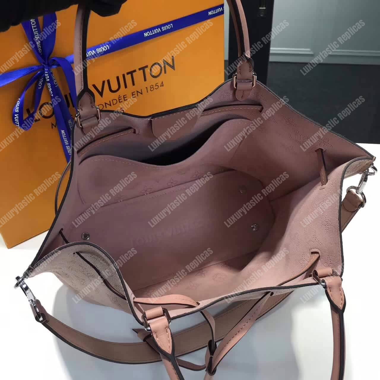 Louis Vuitton Girolata Handbag Mahina Magnolia - Bags Valley